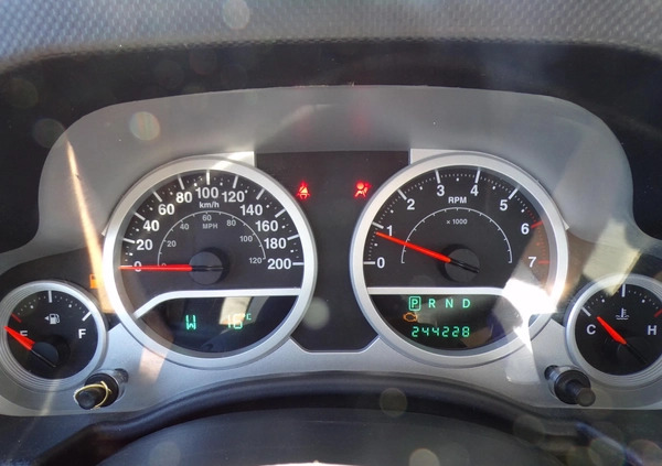 Jeep Wrangler cena 41500 przebieg: 244000, rok produkcji 2009 z Czerwieńsk małe 379